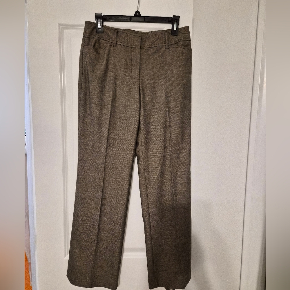 LOFT Brown Straight Leg Pants